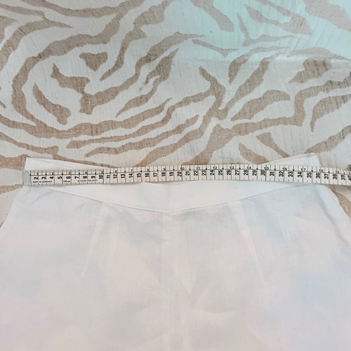 Aggel Knitwear Linen Shorts 100% New, High Waist, Black and White