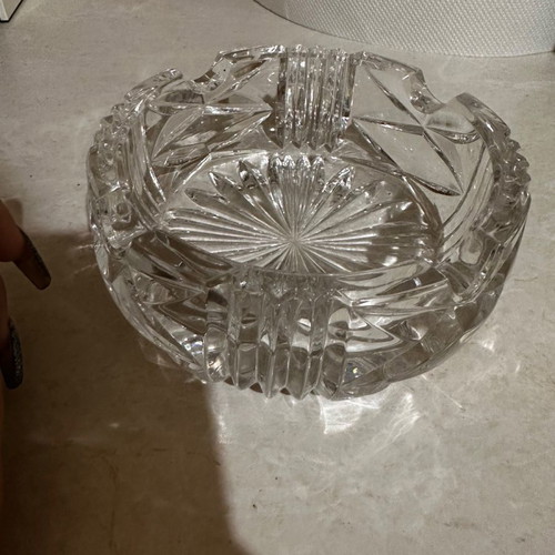Crystal ashtray used