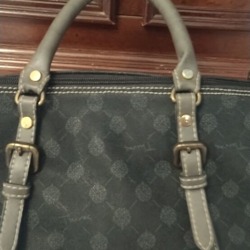 Thiros women's handbag black and grey