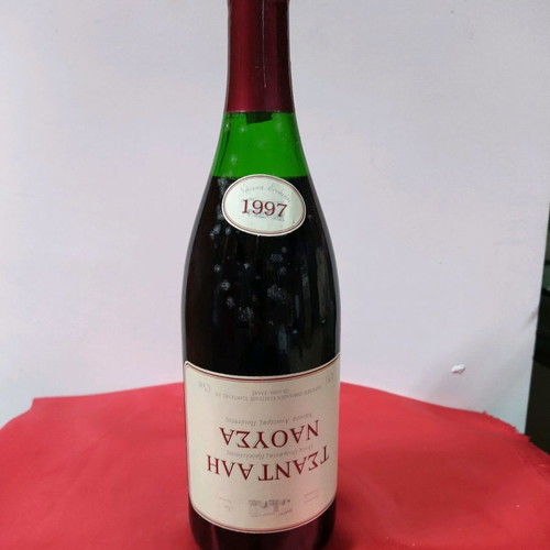 Various old and rare wine bottles