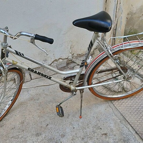 Vintage Chamonix bicycle used, silver