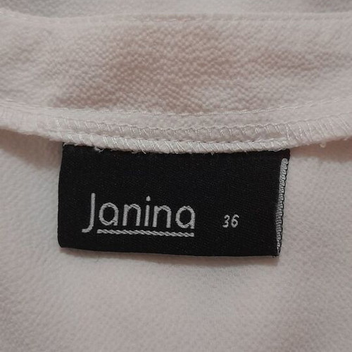 Janina white women's blouse, size 36 M