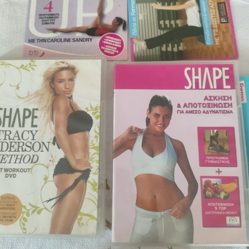 13 Fitness DVDs collection with various exercise types