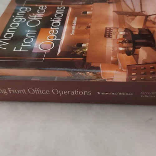 Managing Front Office Operations 7th Edition like new, English