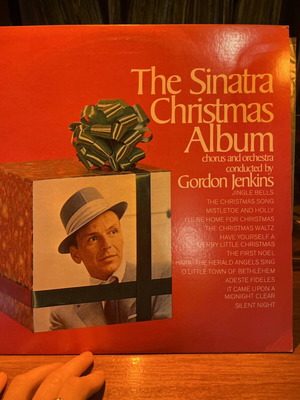 The Sinatra Christmas Album LP used, orchestration by Gordon Jenkins