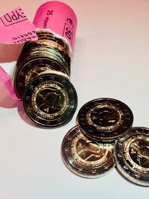 2020 Θερμοπύλες Αναμνηστικό 2ευρο καινούργιο, αυστηρά ακυκλοφόρητο από μασούρι