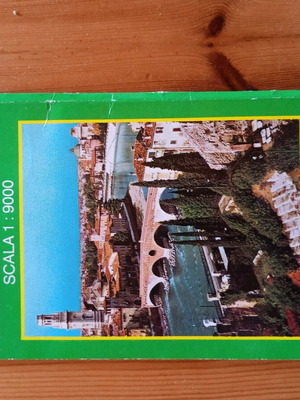 Verona map used, Italian