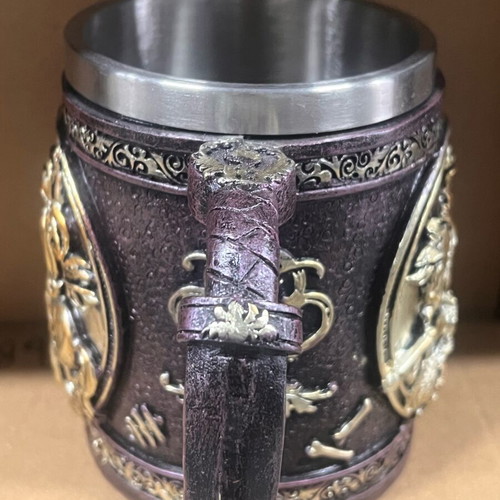 Decorative Mug with 3D Saint George and Dragon Design, New