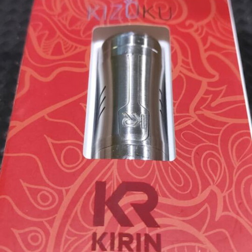 Kizoku Kirin Semi-Mech Tube Mod used, brushed stainless steel, 18350/18650