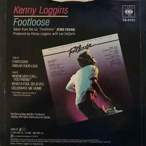 Kenny Loggins Footloose vinyl record used, R&B soul