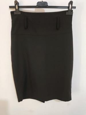 Midi black skirt new, size S, ideal for office