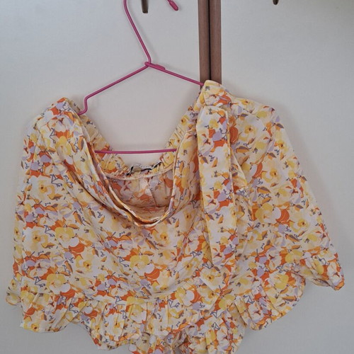 Name It Girls Floral Skort size 140 like new