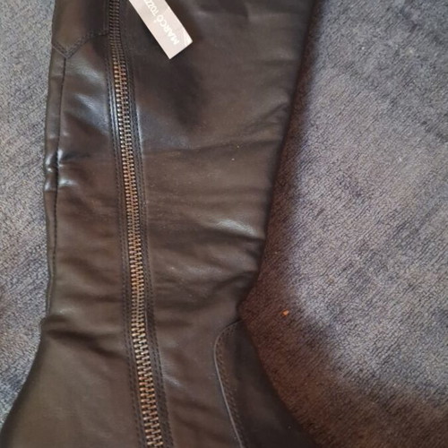 Marco Tozzi leather boots size 38 brown new