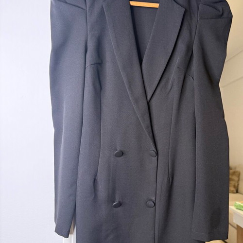 Mini blazer dress black new, Pretty Little Thing, size XS