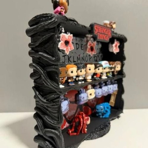 Stranger Things Kinder Joy Funko Pop Stand new, 3D printed plastic PLA