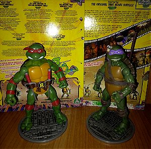 Χελωνονιντζάκια ΤΜΝΤ Teenage Mutant Ninja Turtles Classic Collection Raphael + 1990 Movie Donatello