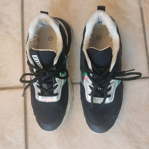 Ziyo sneakers used, size 39, black sports shoes