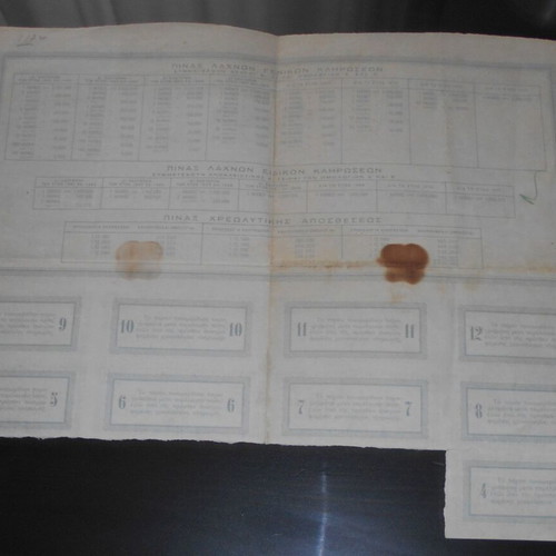 Lottery loan economic development 5% 1960 used