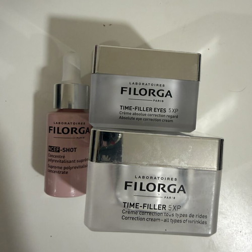 Filorga skincare set like new, anti-aging serum and creams