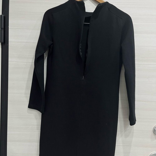 Zara blouse dress used, wool, black, A-line, size L