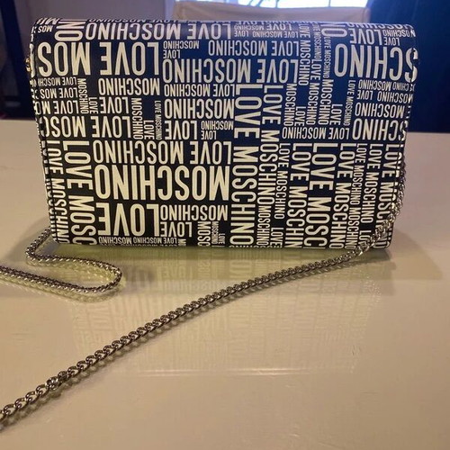 Love Moschino crossbody bag new, black and white