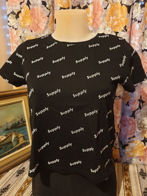T-shirt FB Sister new, size S, black and white