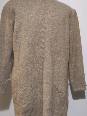 Knitted dress like new, beige, size L