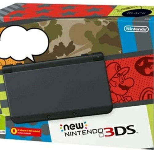 New Nintendo 3DS console black used, boxed