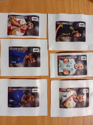 Panini FIFA World Cup 2026 Coca Cola αυτοκόλλητα καινούργια, Jimenez Kane Gvardiol Kimmich Camavinga Saliba