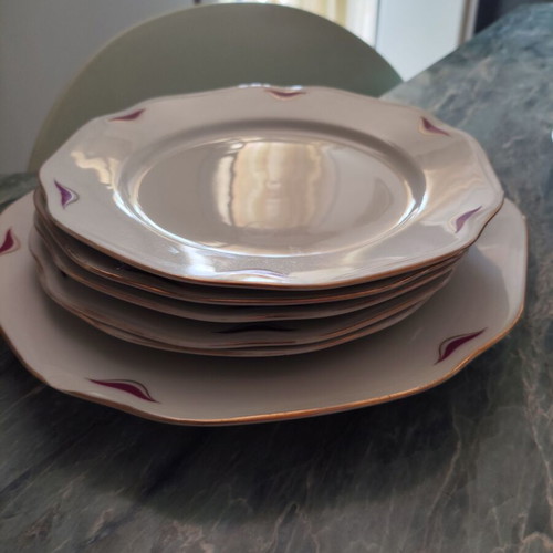 Winterling Kirchenlamitz Bavaria vintage dessert set, 6 pieces