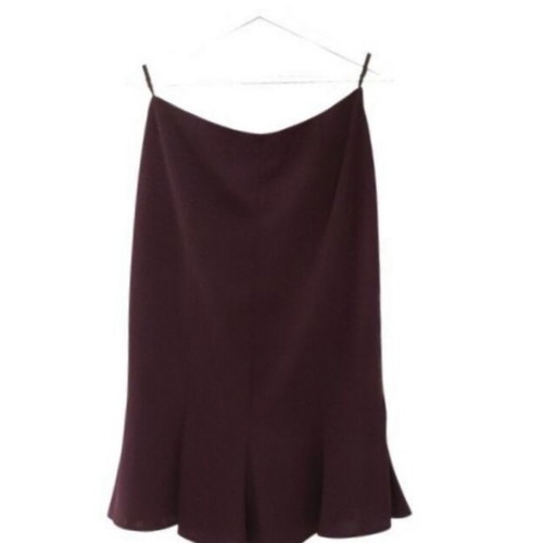 Skirt dark magenta high waist size M like new
