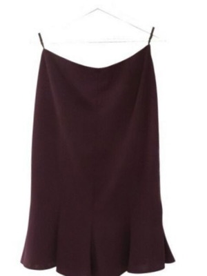 Skirt dark magenta high waist size M like new
