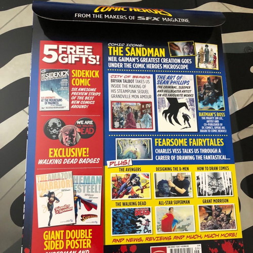 Comic Heroes Magazine #3 used with Superman and Wonder Woman posters