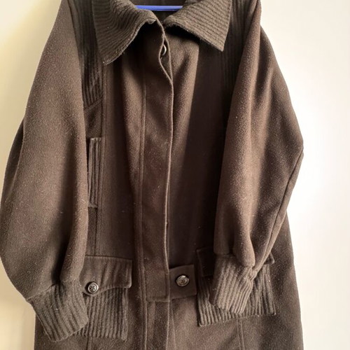 Marks&Spencer jacket used black size 1 knee-length