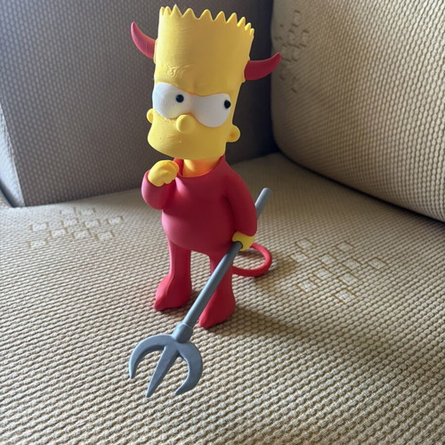 The Simpsons Devil Bart figure