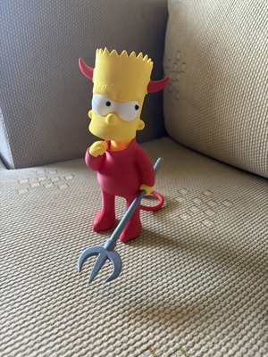 The Simpsons Devil Bart figure