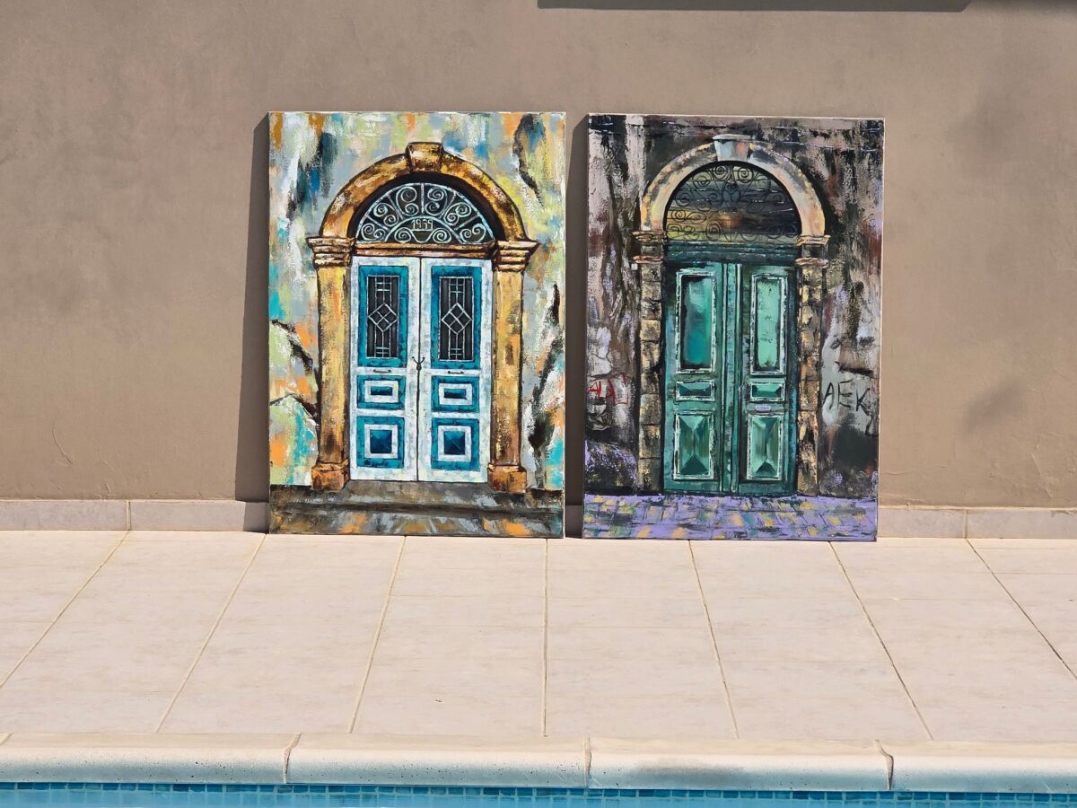 Cyprus Old Traditional Door painting… - € 380,00 - Vendora.cy