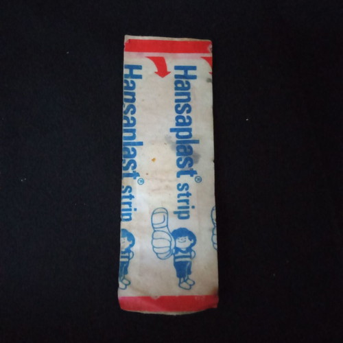 Hansaplast vintage packaging used, collectible from 1980s