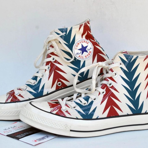 Converse All Star Chuck Taylor Aztec Pattern High Top Sneakers, size 39