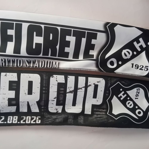 AEK OFI Supercup 2026 Double-Sided Collectible Scarf