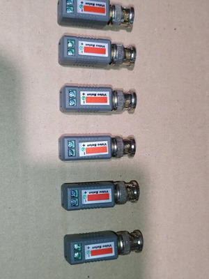 Video balun for cctv new, pack of 6 pieces