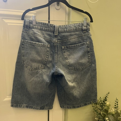 Bershka women's denim bermuda shorts like new, size XS 34