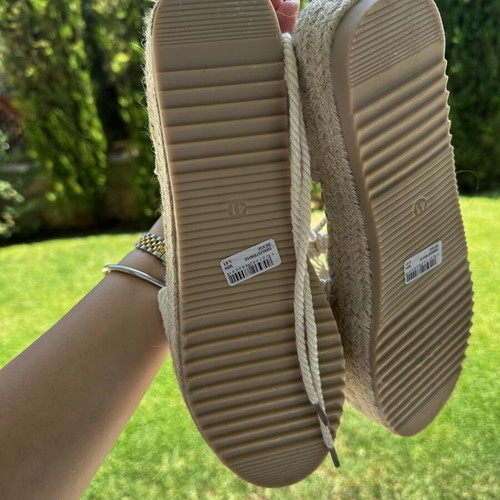 Migato espadrilles new, beige, size 41