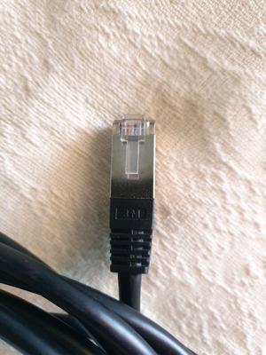 Ethernet cable 3m black like new