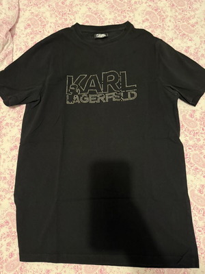 T-shirt Karl Lagerfeld, μέγεθος medium, μαύρο