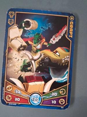 Lego Chima card used, condition 8/10