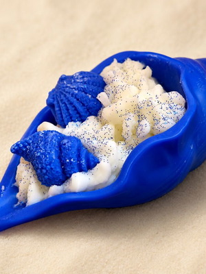 Handmade scented candle shell