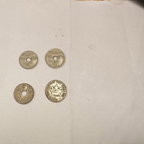 Drachma coins used, pack of about 100, 1912 and 1894