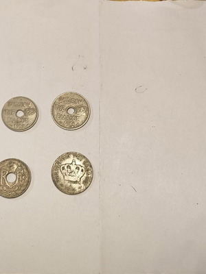 Drachma coins used, pack of about 100, 1912 and 1894