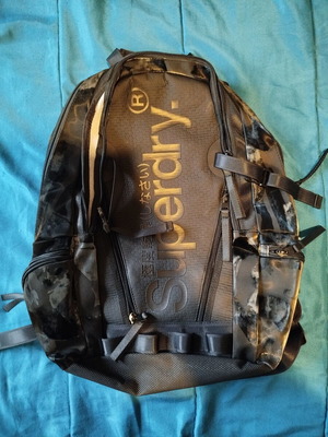 Superdry camo tarp backpack waterproof new